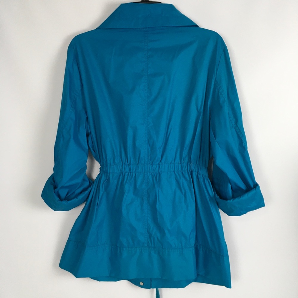 Pendleton Lightweight Windbreaker Rain Jacket Aqua Jacket Sz L - Picture 9 of 11